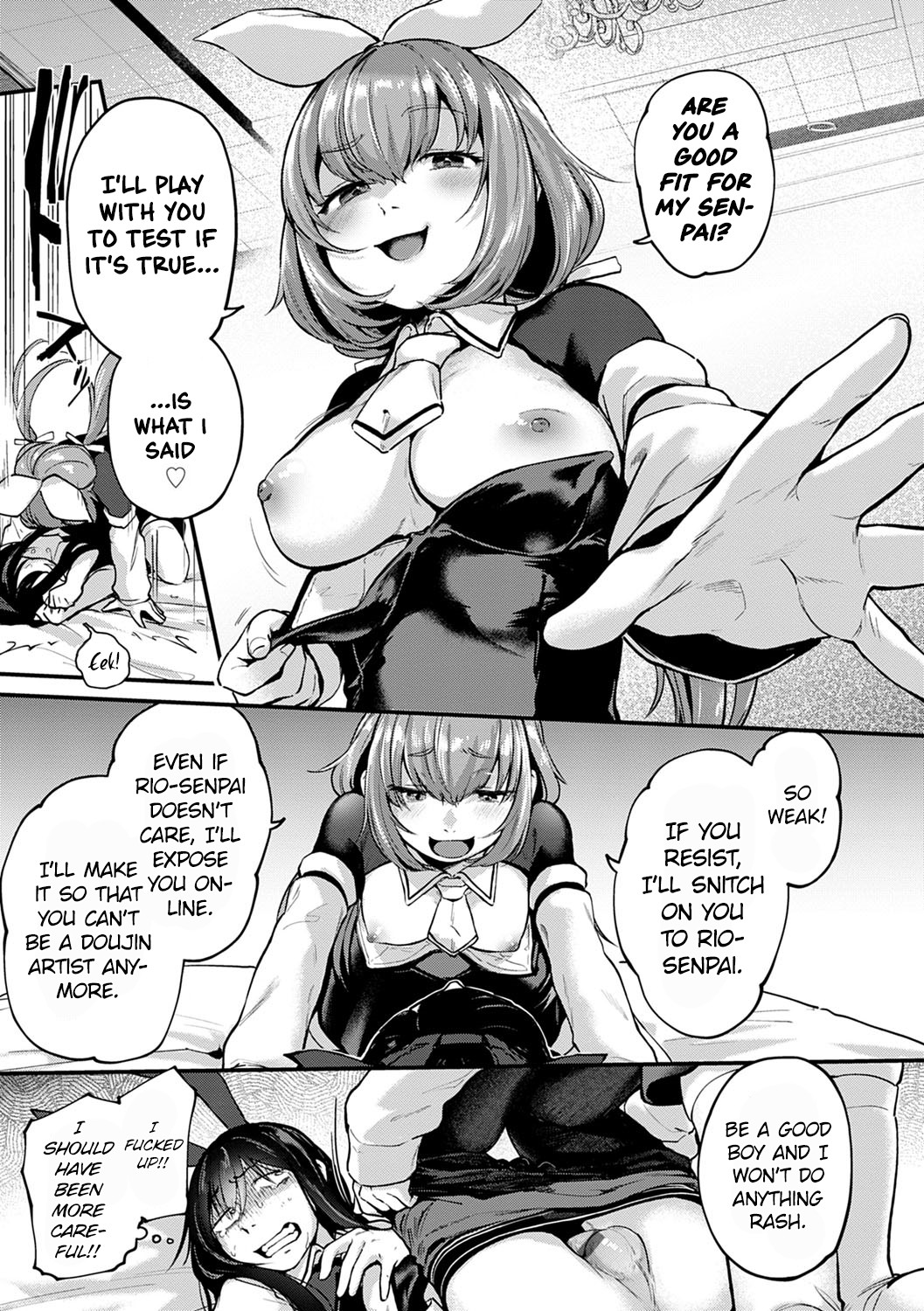 Hentai Manga Comic-Do Doujin Artists Dream of Threesome Sex After Work?-Read-9